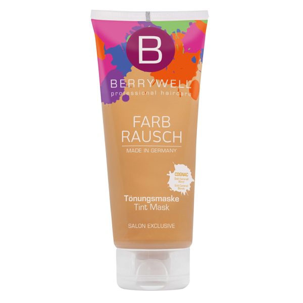 Маска тонирующая TINT MASK тон COGNAC золотой карамельный блонд серии Farbrausch 201 мл